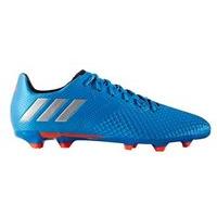 adidas Messi 16.3 FG JR Football Boots - Youth - Shock Blue/Matte Silver/Core Black