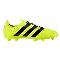 adidas Ace 16.3 FG Jr Football Boots - Youth- Solar Yellow/Core Black/Silver Metallic