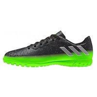 adidas Messi 16.4 Turf Football Boots - Youth - Dark Grey/Silver Met/Solar Green