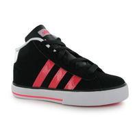 adidas daily mid nubuck girls trainers