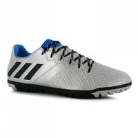 Adidas Messi 16.3 Mens Astro Turf Trainers (Silver-Black)