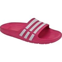 adidas duramo slide k boyss childrens mules casual shoes in pink