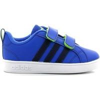 adidas b74643 sport shoes kid blue girlss childrens trainers in blue