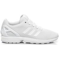 adidas ZX Flux Total White girls\'s Children\'s Shoes (Trainers) in White