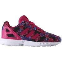 adidas ZX Flux C Bopinkbopinkftwwht girls\'s Children\'s Shoes (Trainers) in multicolour