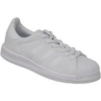 adidas superstar bounce boyss childrens shoes trainers in white