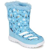 adidas DISNEY REINE DES NEIGES MID I girls\'s Children\'s Snow boots in blue
