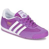 adidas dragon j girlss childrens shoes trainers in purple