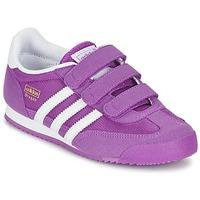 adidas dragon cf c girlss childrens shoes trainers in purple