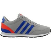 adidas v jog k girlss childrens shoes trainers in blue