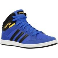 adidas hoops mid k girlss childrens shoes high top trainers in blue