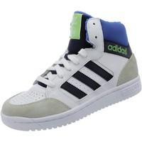 adidas pro play k girlss childrens shoes high top trainers in white