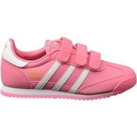 adidas dragon og cf c girlss childrens sports trainers in white