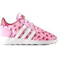 adidas AW4130 Sneakers Kid Pink girls\'s Children\'s Shoes (Trainers) in pink