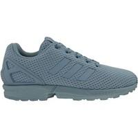 adidas zx flux j girlss childrens shoes trainers in blue