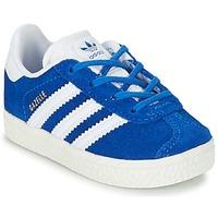 adidas GAZELLE I boys\'s Children\'s Shoes (Trainers) in blue