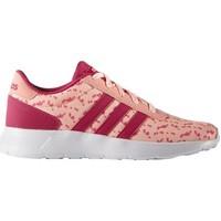 adidas lite racer k boyss childrens shoes trainers in pink