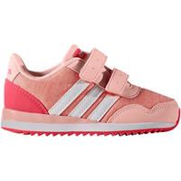 adidas V JOG CMF INF girls\'s Children\'s Shoes (Trainers) in pink
