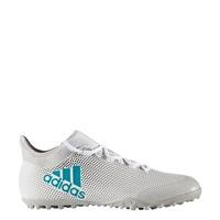 adidas X Tango 17.3 Astroturf Trainers - White/Energy Blue/Clear Grey, White/Blue/Grey/Clear