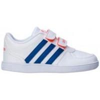 adidas vs hoops girlss childrens shoes trainers in white