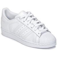 adidas superstar girlss childrens shoes trainers in white