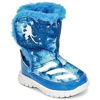 adidas DISNEY REINE DES NEIGES MID I girls\'s Children\'s Snow boots in blue
