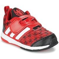 adidas marvel spider man c boyss childrens shoes trainers in red