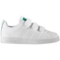 adidas vs advantage clean cmf c boyss childrens shoes trainers in whit ...