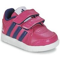 adidas LK TRAINER 7 CF I girls\'s Children\'s Shoes (Trainers) in pink