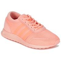 adidas los angeles j girlss childrens shoes trainers in orange