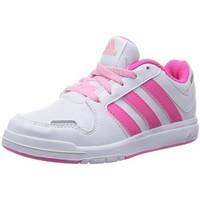 adidas lk trainer girlss childrens sports trainers in white