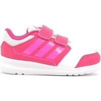 adidas aq3753 sport shoes kid pink girlss childrens trainers in pink
