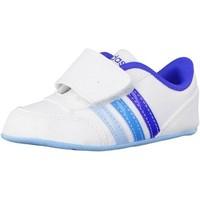 adidas V JOG CRIB girls\'s Children\'s Shoes (Trainers) in white