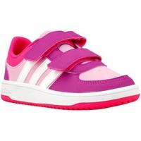 adidas vs hoops cmf c girlss childrens shoes trainers in white