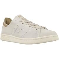 adidas stan smith fashion j boyss childrens shoes trainers in beige