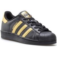 adidas superstar j girlss childrens shoes trainers in black