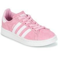 adidas campus c girlss childrens shoes trainers in pink