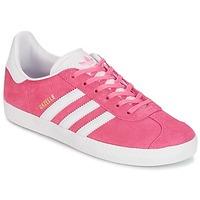 adidas GAZELLE J girls\'s Children\'s Shoes (Trainers) in pink