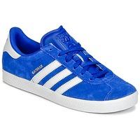 adidas GAZELLE 2 J boys\'s Children\'s Shoes (Trainers) in blue