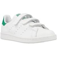 adidas stan smith boyss childrens shoes trainers in white