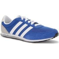 adidas v racer nylon k boyss childrens shoes trainers in white