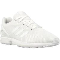 adidas ZX Flux K boys\'s Children\'s Shoes (Trainers) in white