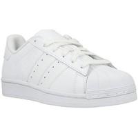 adidas superstar foundation j boyss childrens shoes trainers in white