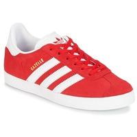 adidas GAZELLE C girls\'s Children\'s Shoes (Trainers) in red