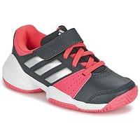 adidas KIDSCOURT EL C girls\'s Children\'s Sports Trainers (Shoes) in Black