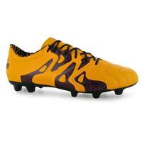 Adidas X 15.3 Leather FG Mens Football Boots (Solar Gold)