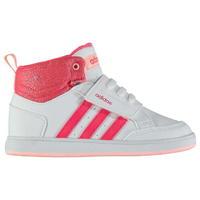 adidas hoops mid infant girls trainers