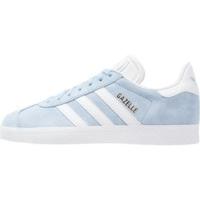 Adidas Gazelle clear sky/white/gold metallic