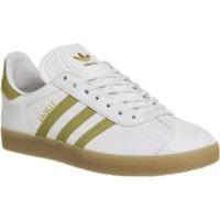 adidas gazelle vintage whitegold metallicgum