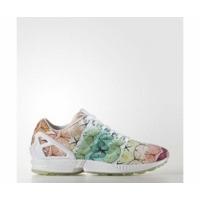 adidas zx flux w footwear whitelinen green